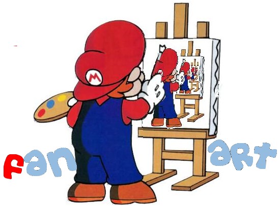 mario peintre (fan art)